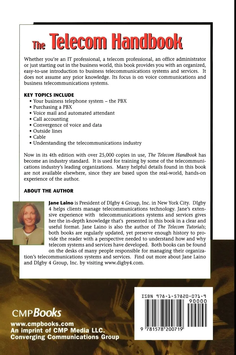 Rückseite: 9781578200719 | The Telecom Handbook | Understanding Telephone Systems and Services
