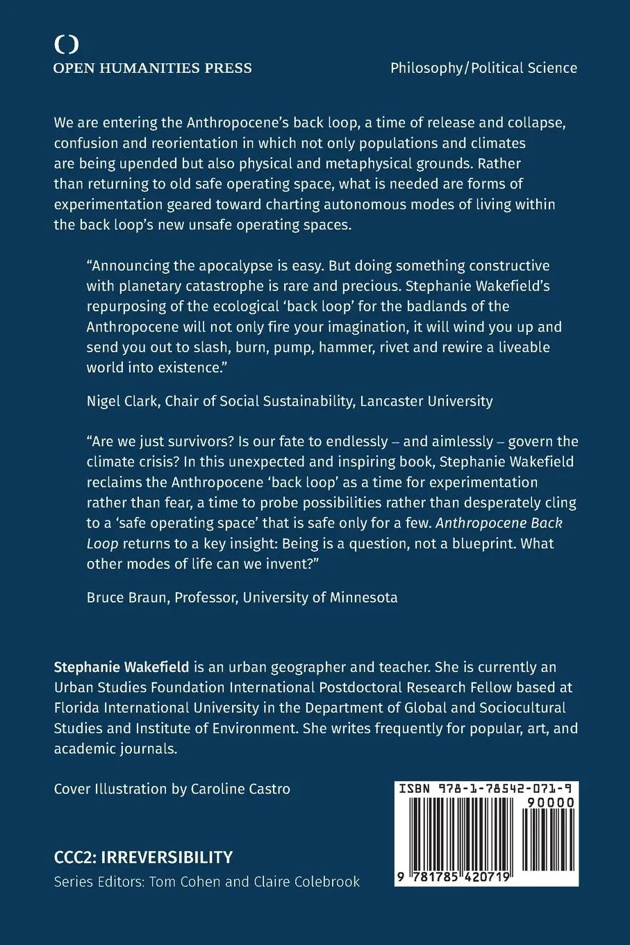 Rückseite: 9781785420719 | Anthropocene Back Loop | Experimentation in Unsafe Operating Space