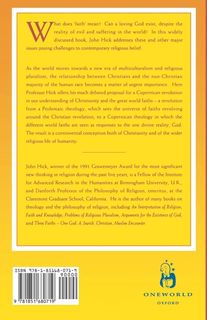 Rückseite: 9781851680719 | God and the Universe of Faiths | John H. Hick | Taschenbuch | Englisch