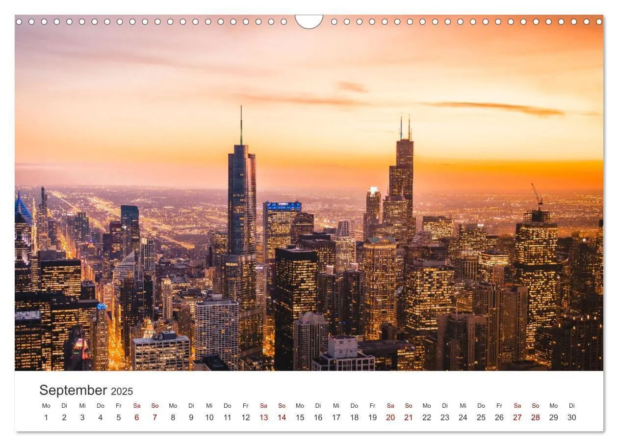 Bild: 9783435060719 | Chicago - Eine einzigartige Stadt. (Wandkalender 2025 DIN A3 quer),...