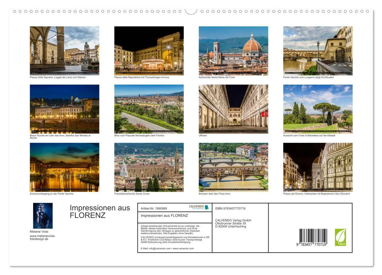 Bild: 9783457770719 | Impressionen aus FLORENZ (hochwertiger Premium Wandkalender 2026...