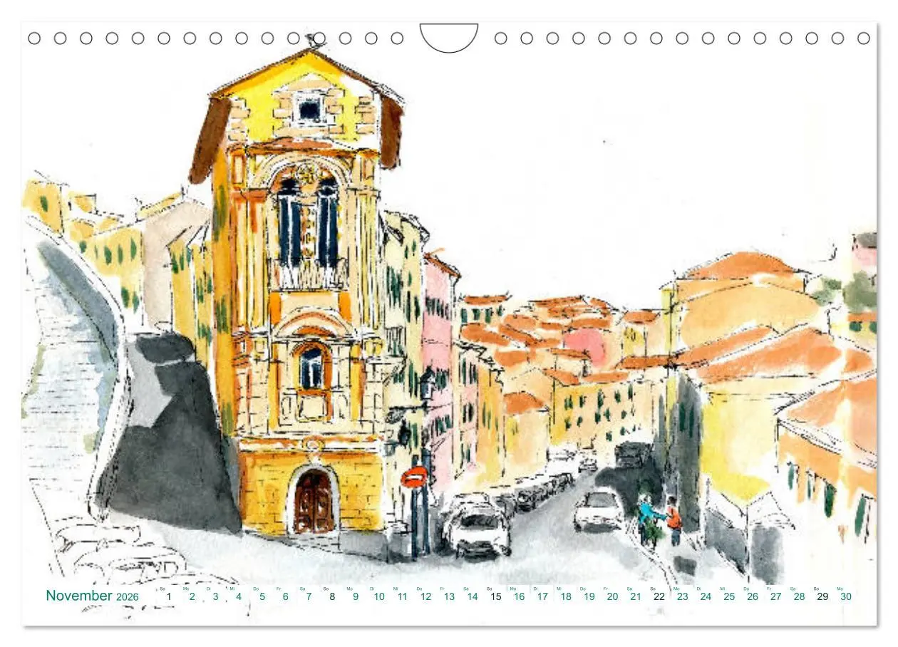 Bild: 9783457840719 | Toskana-Insel Elba - Aquarellskizzen (Wandkalender 2026 DIN A4...