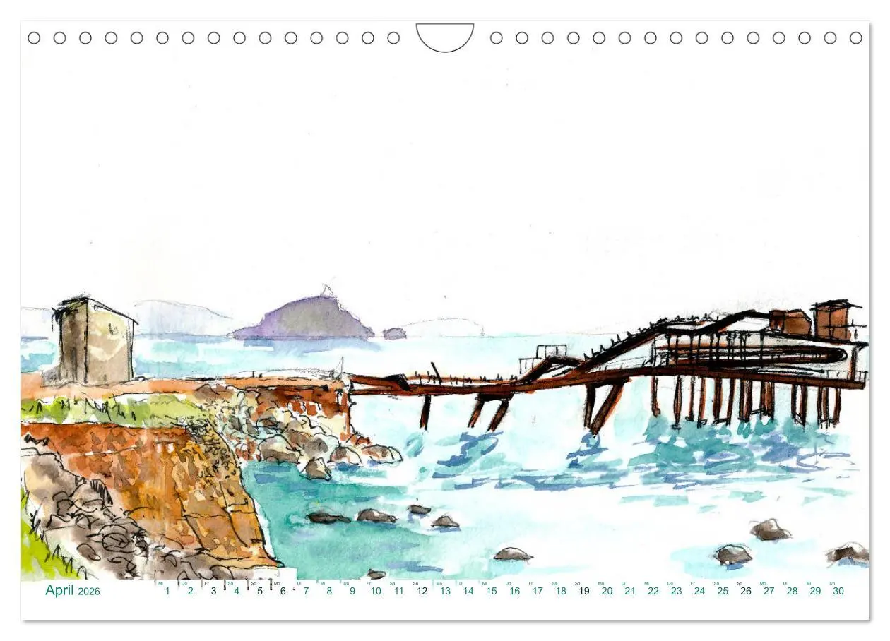 Bild: 9783457840719 | Toskana-Insel Elba - Aquarellskizzen (Wandkalender 2026 DIN A4...