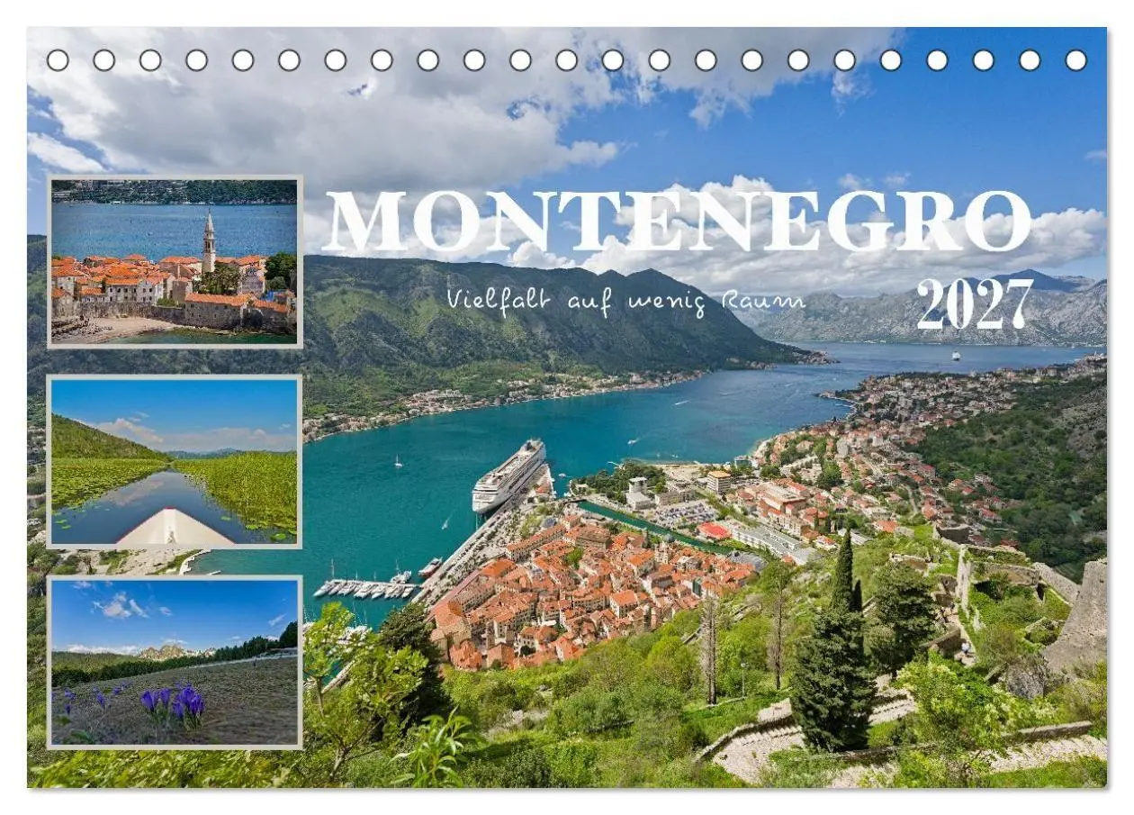 Cover: 9783594390719 | Montenegro - Vielfalt auf wenig Raum (Tischkalender 2027 DIN A5...