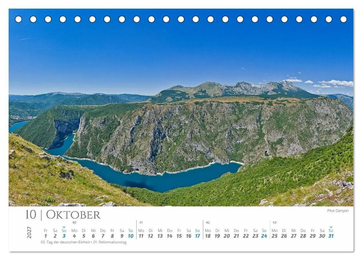 Bild: 9783594390719 | Montenegro - Vielfalt auf wenig Raum (Tischkalender 2027 DIN A5...