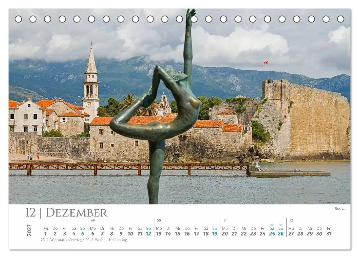 Bild: 9783594390719 | Montenegro - Vielfalt auf wenig Raum (Tischkalender 2027 DIN A5...