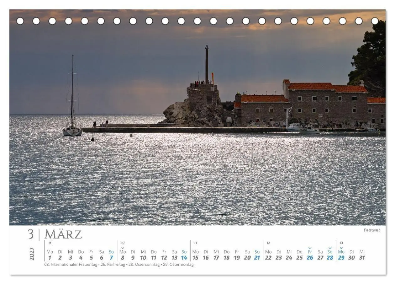 Bild: 9783594390719 | Montenegro - Vielfalt auf wenig Raum (Tischkalender 2027 DIN A5...