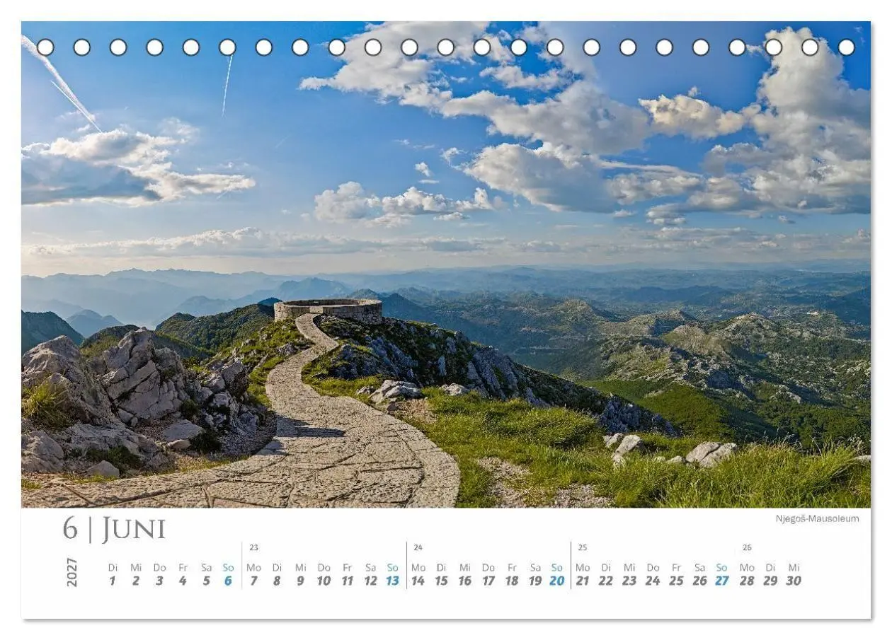 Bild: 9783594390719 | Montenegro - Vielfalt auf wenig Raum (Tischkalender 2027 DIN A5...