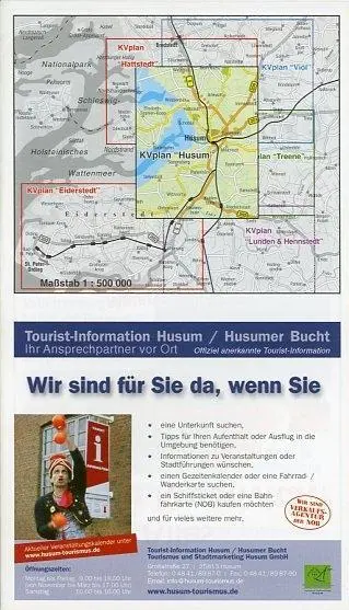 Bild: 9783896410719 | Husumer Bucht, KVplan, Radkarte/Freizeitkarte/Stadtplan, 1:25.000 /...