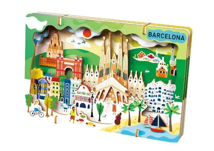 Bild: 6920773350819 | AVENIR - 3D Städte-Bastelset Barcelona | Deutsch | 2025 | AVENIR