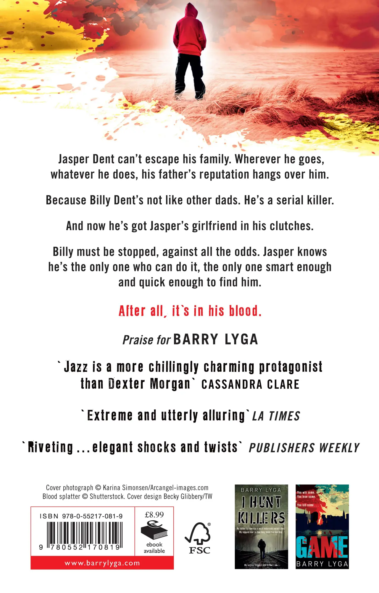 Rückseite: 9780552170819 | Blood Of My Blood | Barry Lyga | Taschenbuch | Englisch | 2015 | Corgi