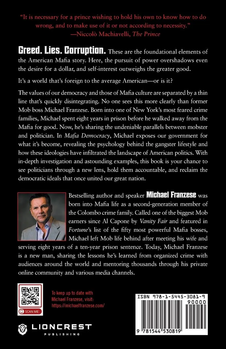 Rückseite: 9781544530819 | Mafia Democracy | How Our Republic Became a Mob Racket | Franzese