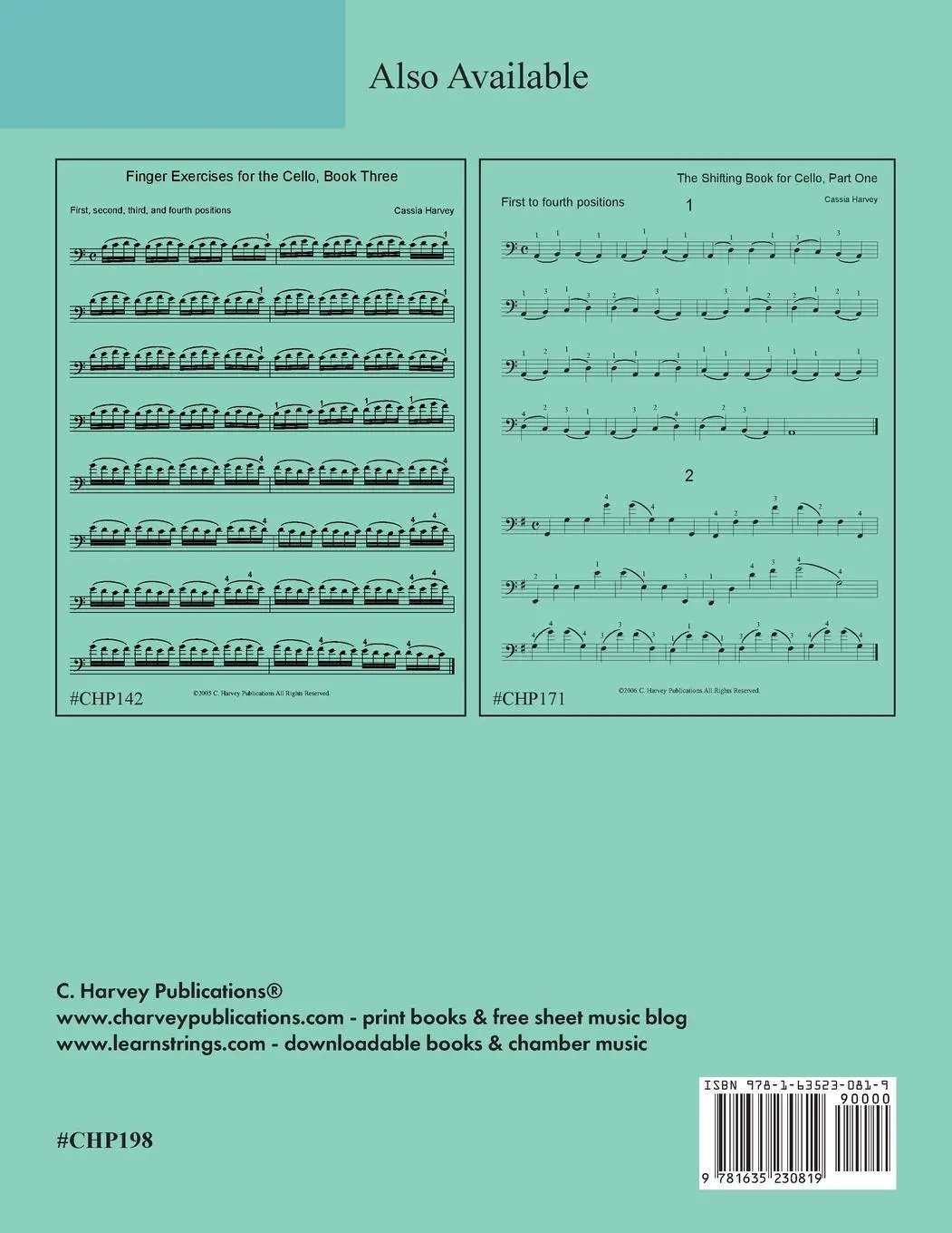 Rückseite: 9781635230819 | Fifth Position for the Cello | Cassia Harvey | Taschenbuch | Englisch
