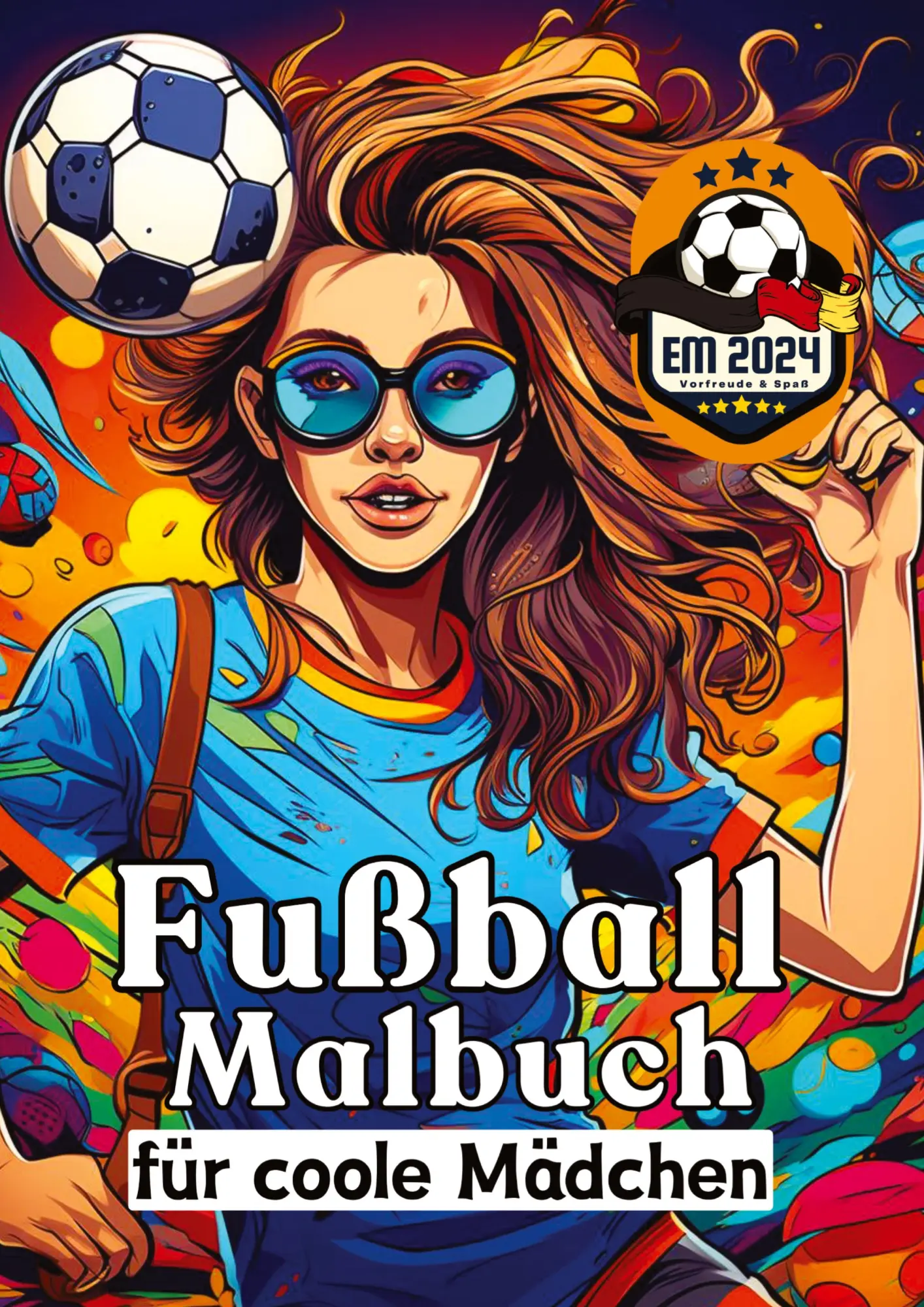 Cover: 9783384190819 | Fußball Malbuch für coole Mädchen - Frauen und Mädels im Fußball -...