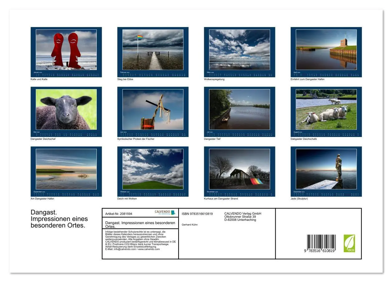 Bild: 9783516610819 | Dangast. Impressionen eines besonderen Ortes. (Wandkalender 2026...