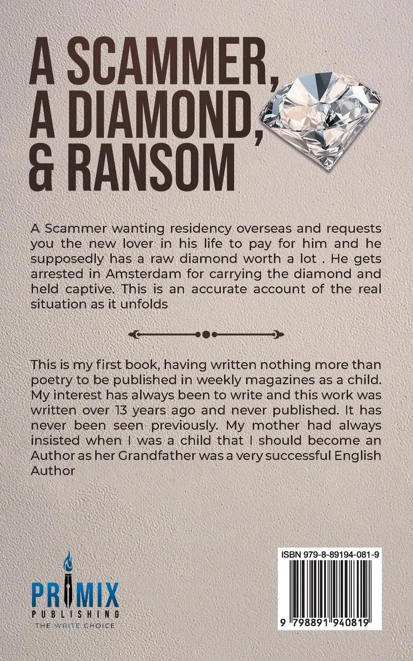 Rückseite: 9798891940819 | A Scammer, A Diamond &amp; Ransom | J Morewood Osborne | Taschenbuch