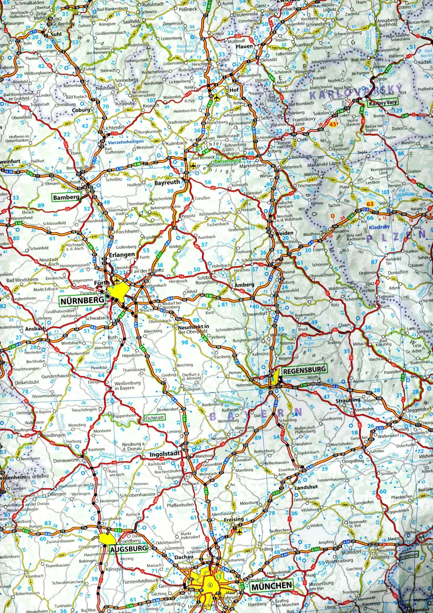 Bild: 9782067170919 | Germany, Benelux, Austria, Czech Republic - Michelin National Map 719