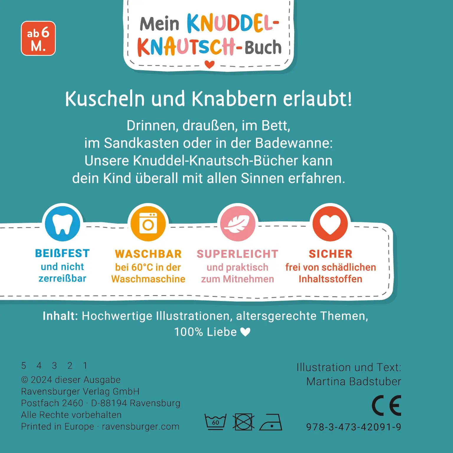 Rückseite: 9783473420919 | Mein Knuddel-Knautsch-Buch - Gute Nacht, alles schläft! | Badstuber