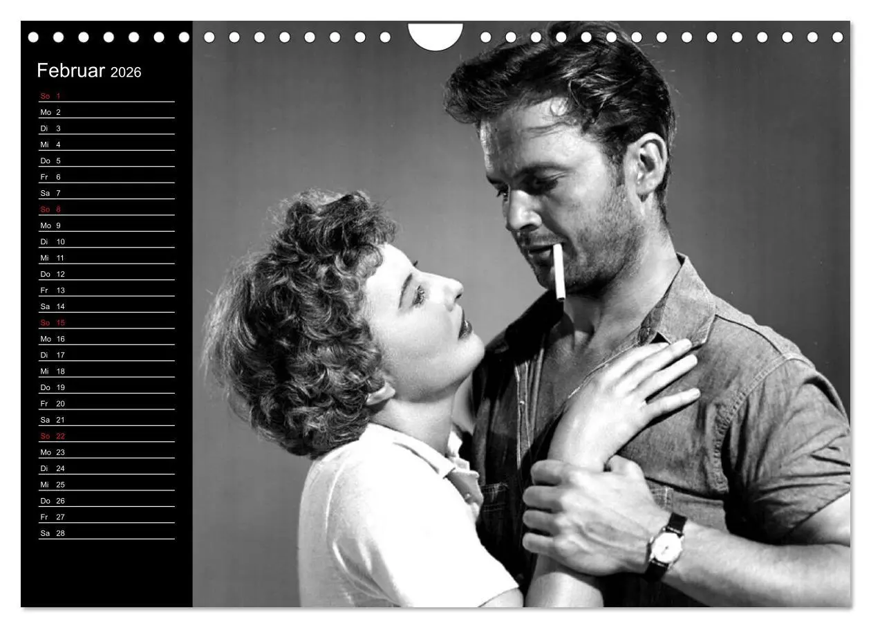 Bild: 9783516080919 | Kultfilme - schwarz-weiße Klassiker (Wandkalender 2026 DIN A4...