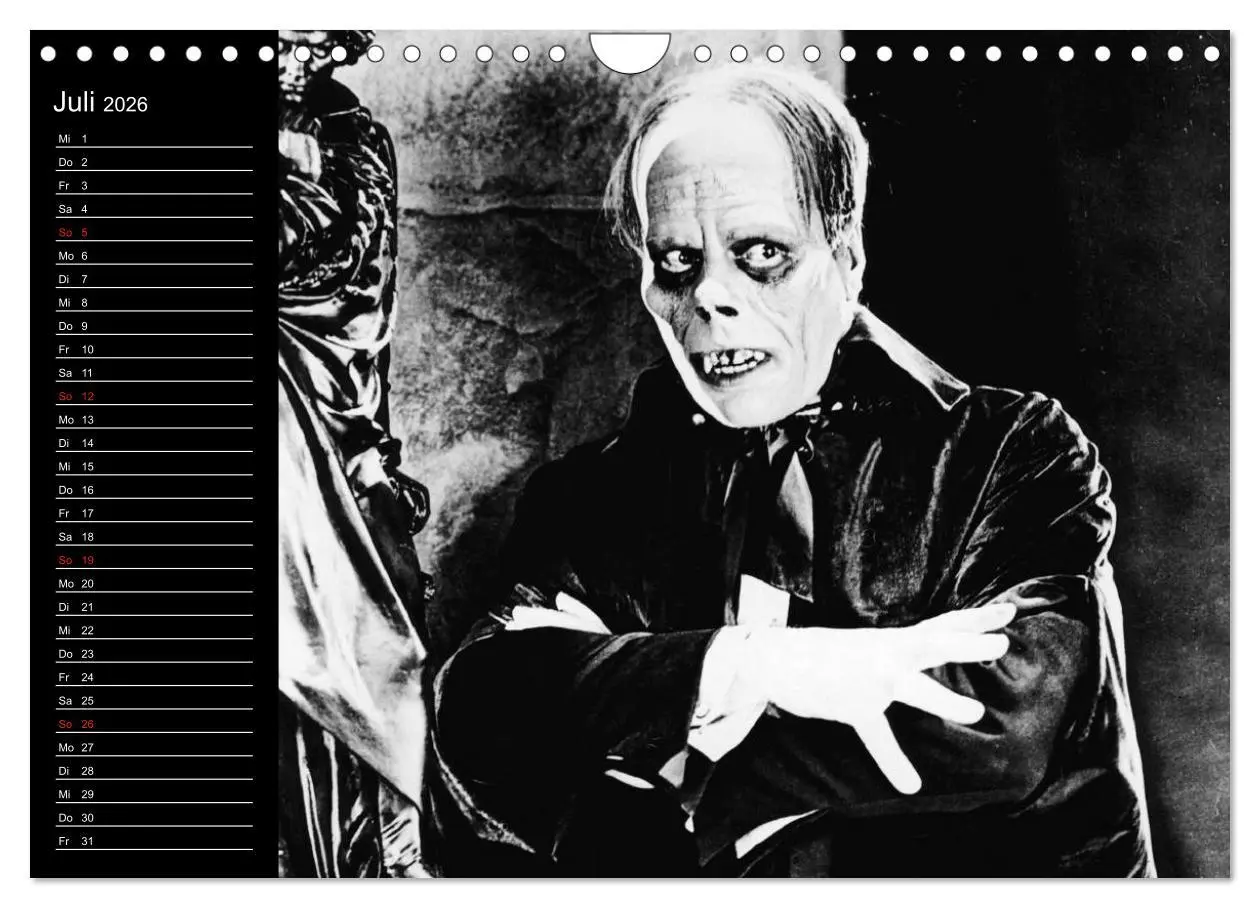 Bild: 9783516080919 | Kultfilme - schwarz-weiße Klassiker (Wandkalender 2026 DIN A4...