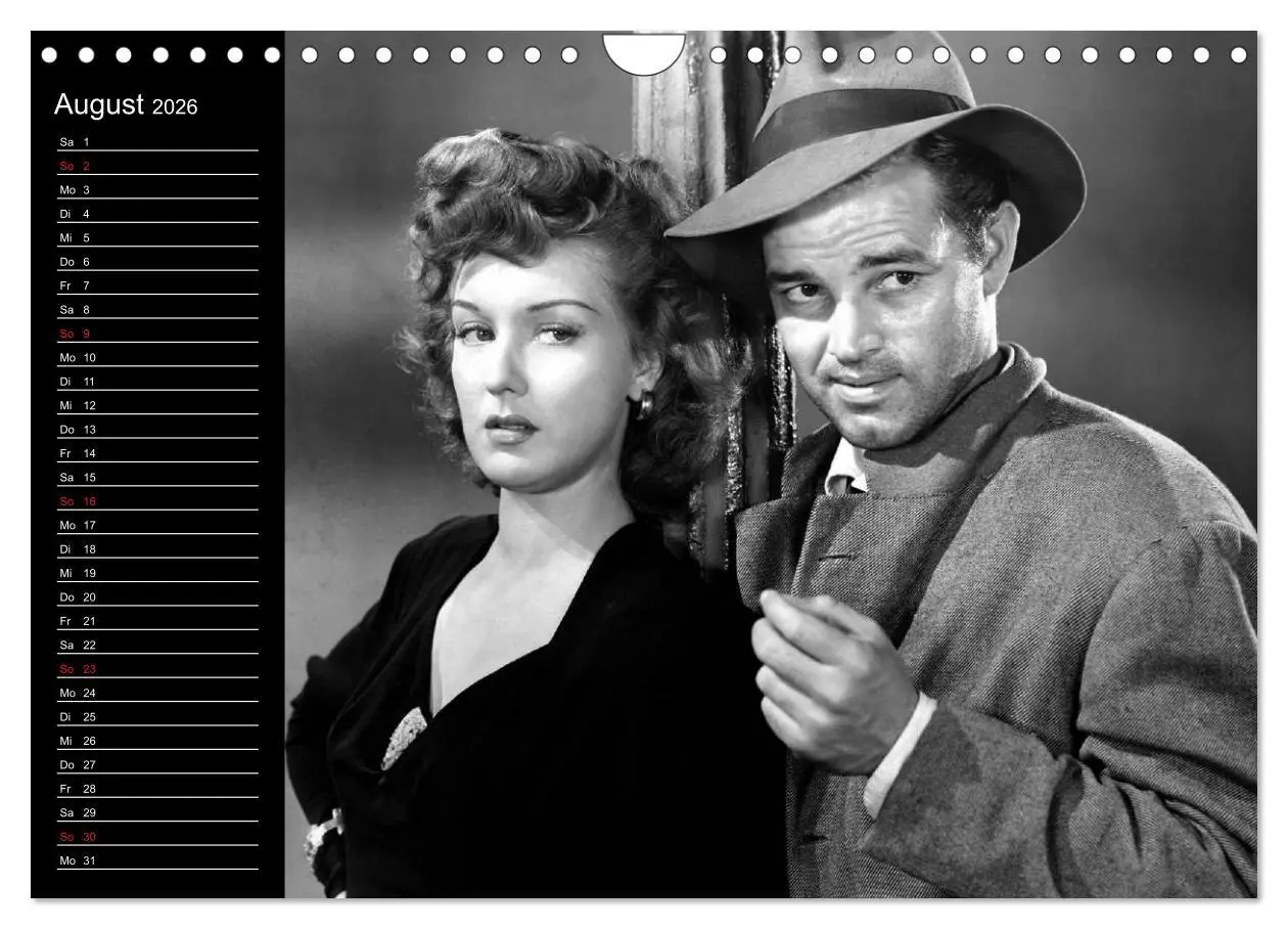 Bild: 9783516080919 | Kultfilme - schwarz-weiße Klassiker (Wandkalender 2026 DIN A4...