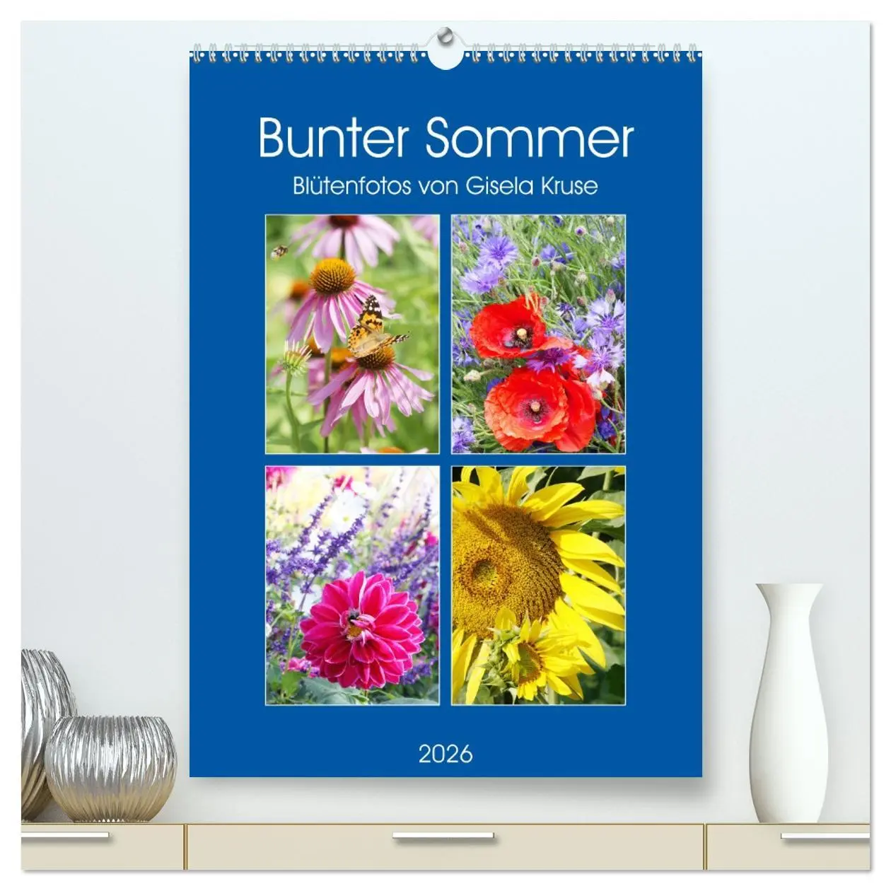 Cover: 9783516390919 | Bunter Sommer (hochwertiger Premium Wandkalender 2026 DIN A2 hoch),...