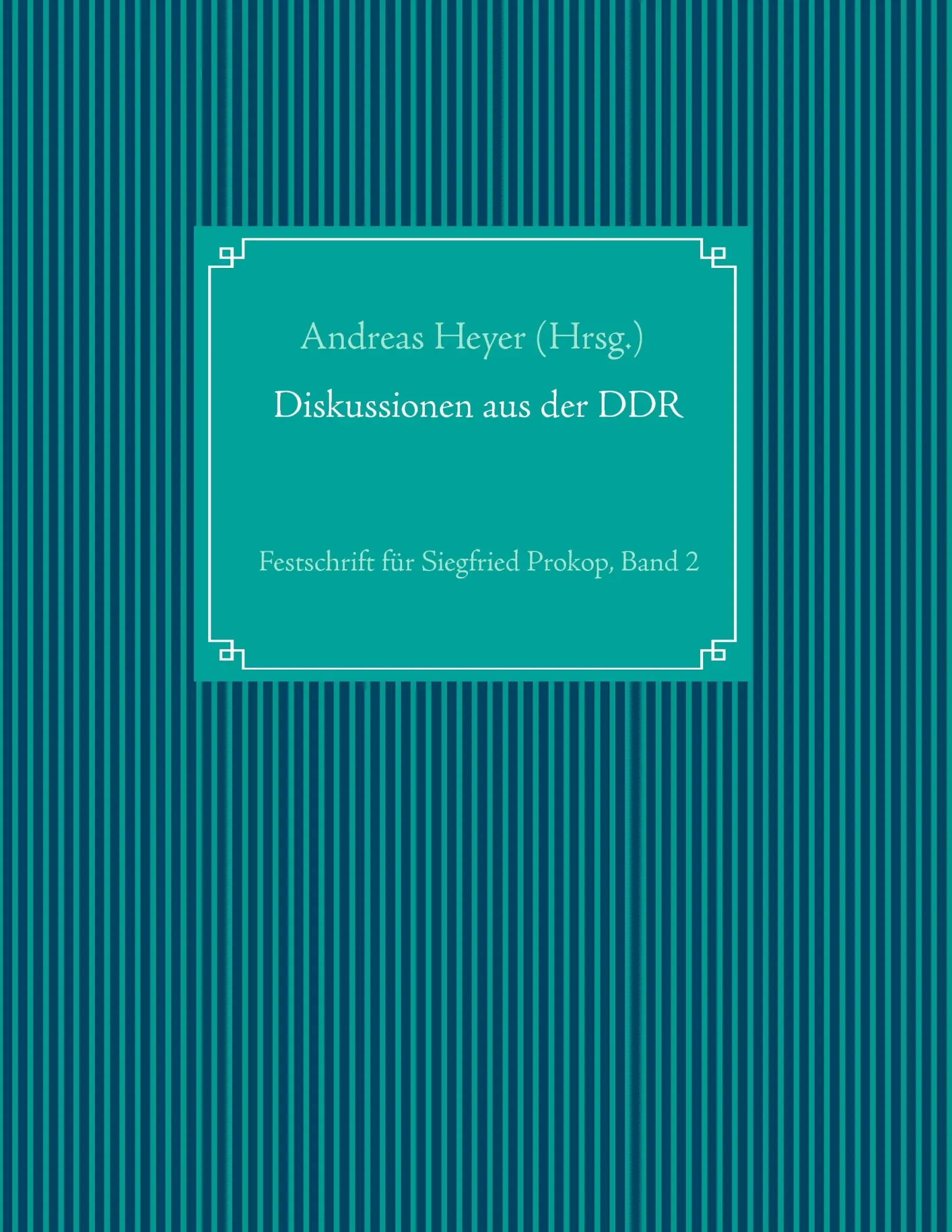 Cover: 9783739210919 | Diskussionen aus der DDR | Festschrift für Siegfried Prokop, Band 2