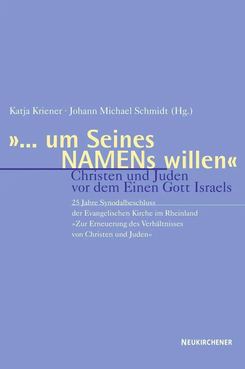 Cover: 9783788720919 | ... um Seines NAMENs willen | Johann Michael Schmidt Katja Kriener