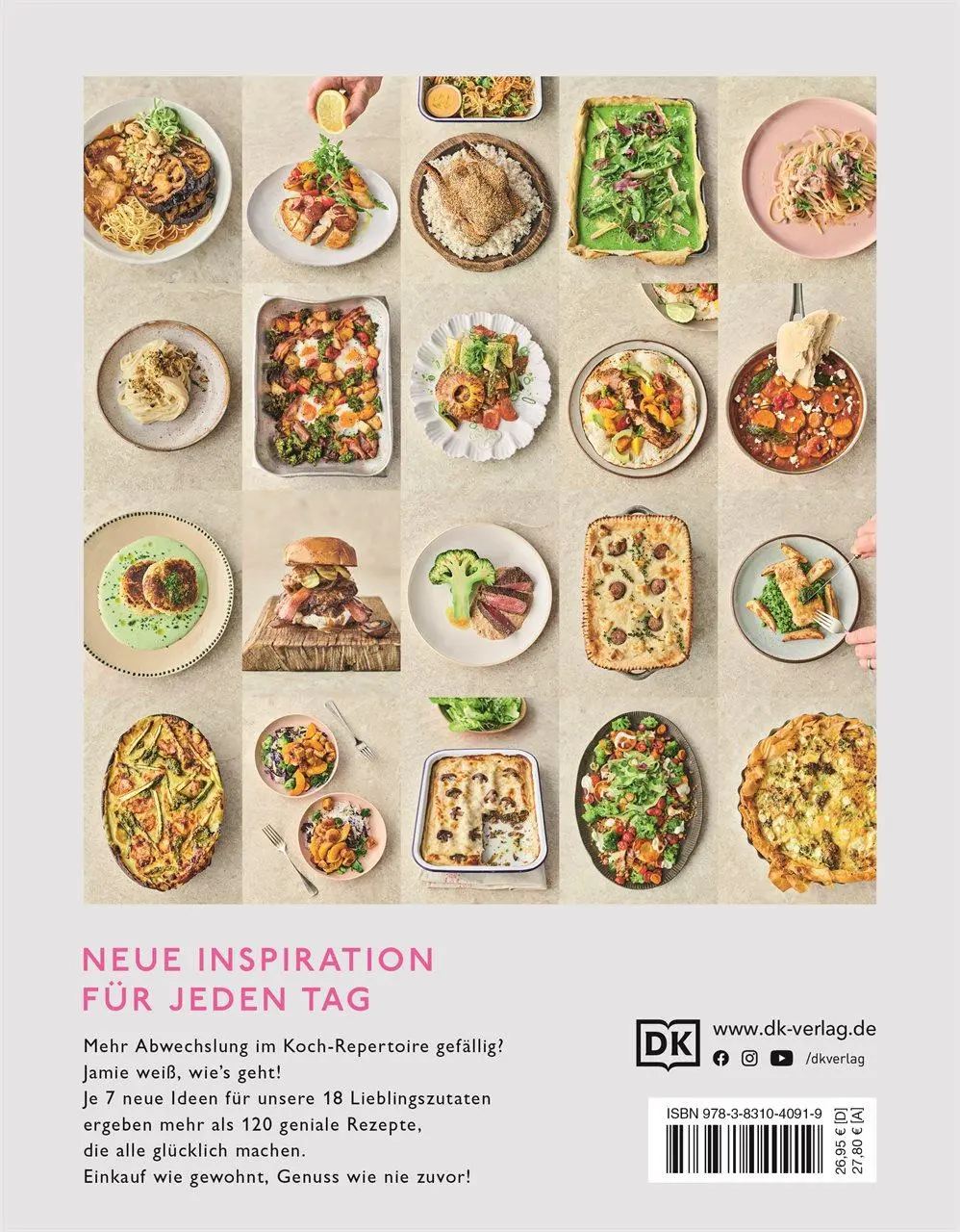 Rückseite: 9783831040919 | 7 Mal anders | Je 7 Rezeptideen für deine Lieblingszutaten | Oliver Rückseite: 9783831040919 | 7 Mal anders | Je 7 Rezeptideen für deine Lieblingszutaten | Oliver