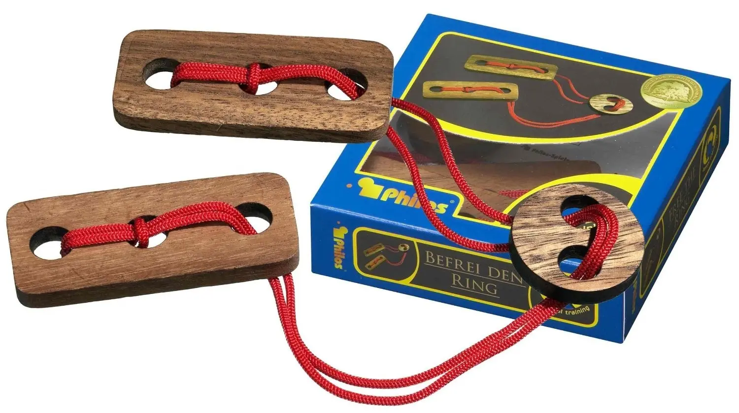 Cover: 4014156061019 | Philos 6101 - Befrei den Ring, Seilpuzzle Knobelspiel | Puzzle | 6101