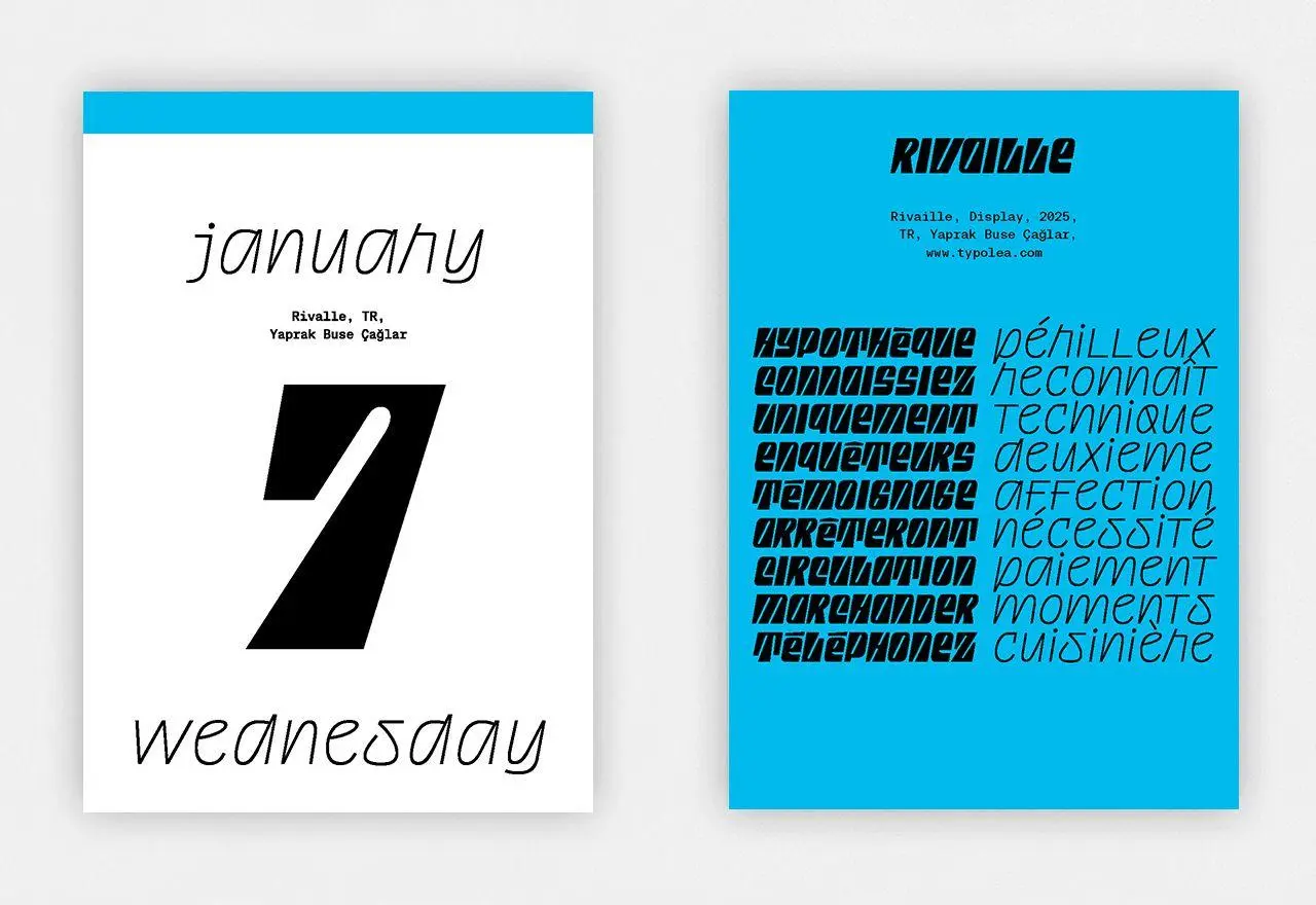 Bild: 4260172811019 | Typodarium 2026 | A 365 Day Type Calendar | Raban Ruddigkeit (u. a.)