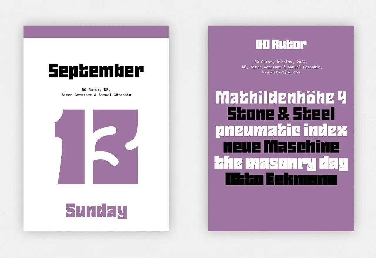 Bild: 4260172811019 | Typodarium 2026 | A 365 Day Type Calendar | Raban Ruddigkeit (u. a.)