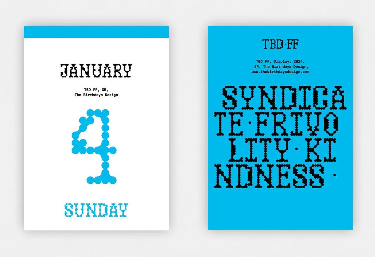 Bild: 4260172811019 | Typodarium 2026 | A 365 Day Type Calendar | Raban Ruddigkeit (u. a.)