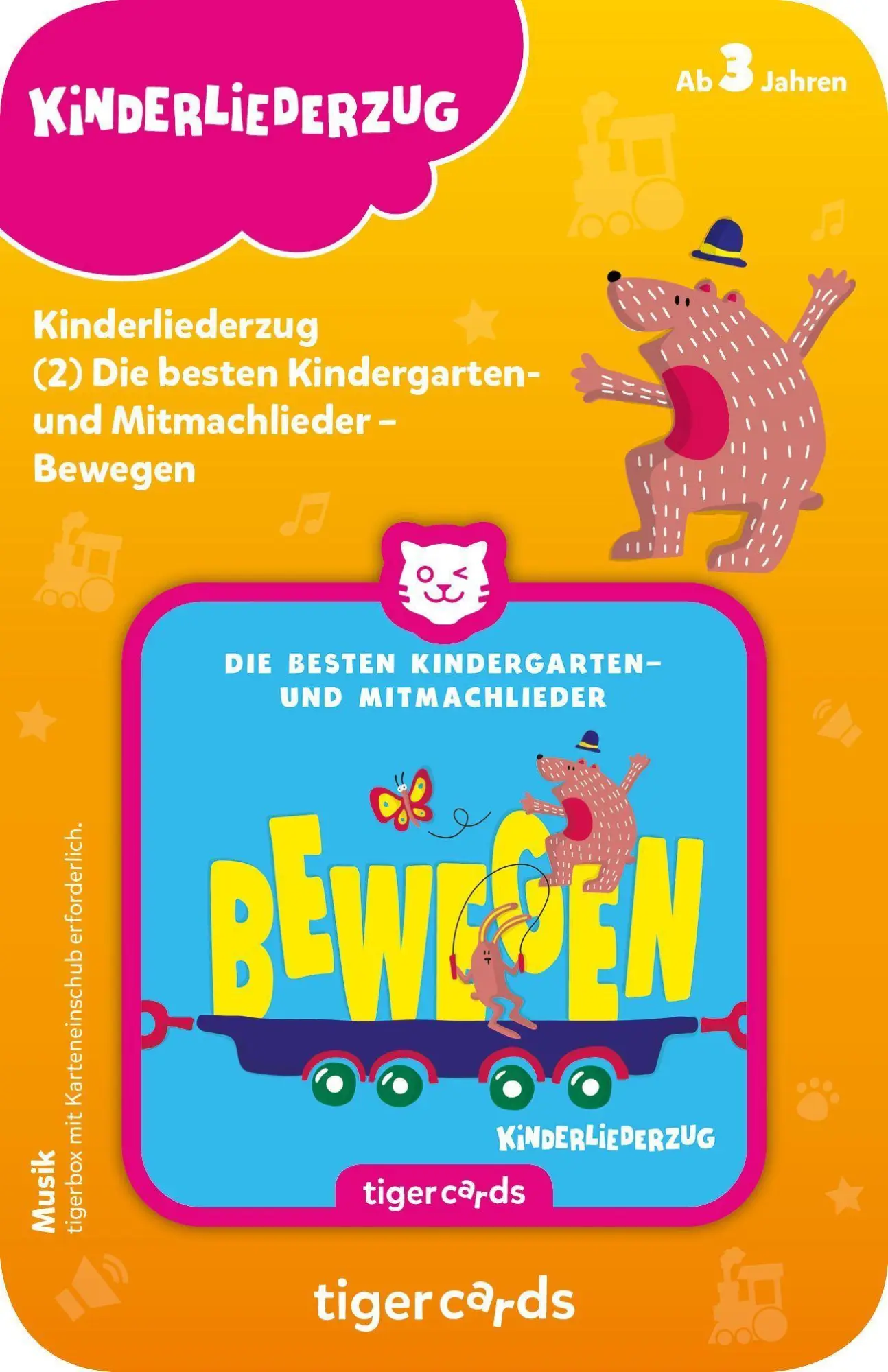 Bild: 4260535481019 | tigercard - Kinderliederzug - Folge 2: Die besten Kindergarten- und...