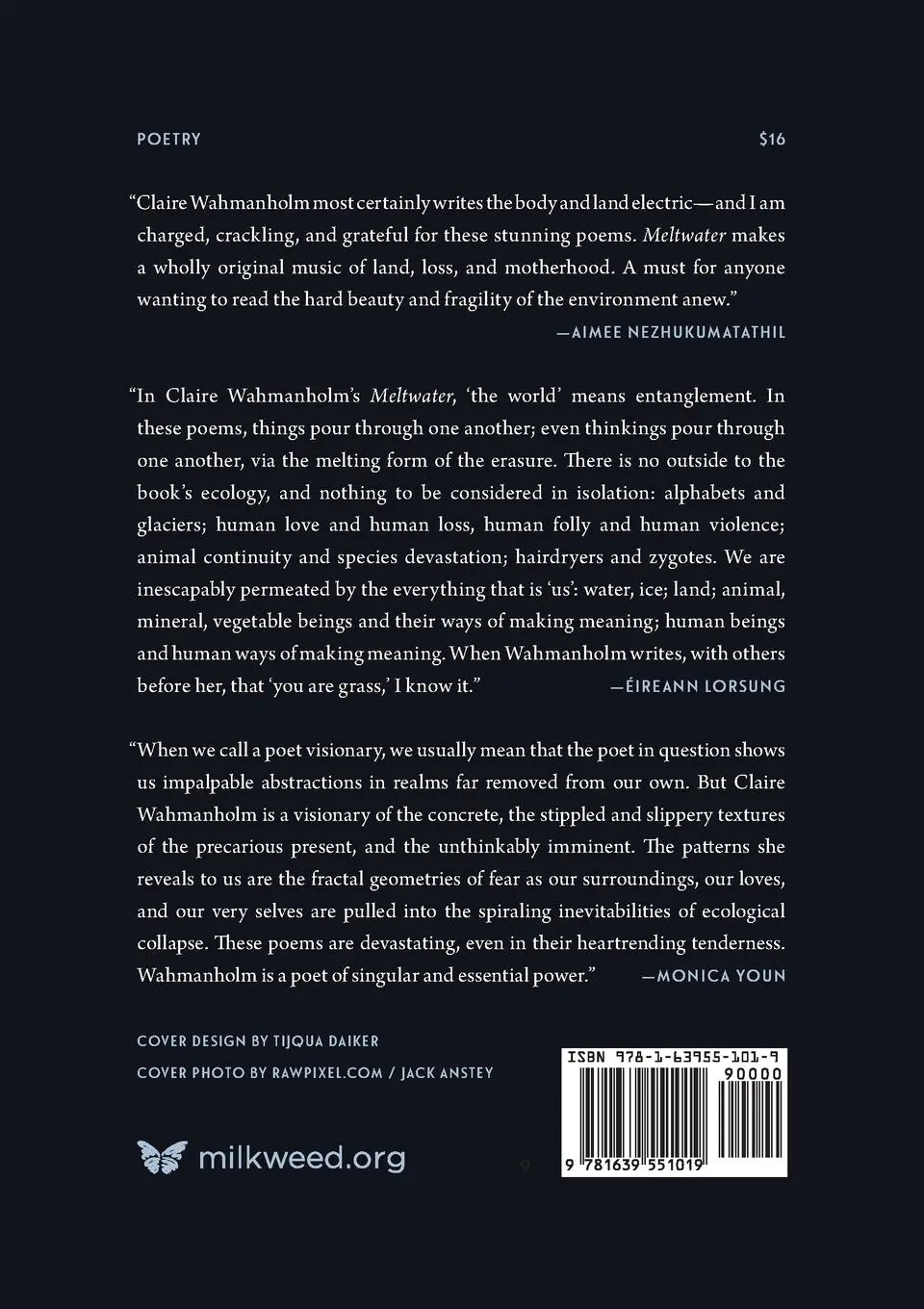 Rückseite: 9781639551019 | Meltwater | Poems | Claire Wahmanholm | Taschenbuch | Englisch | 2023