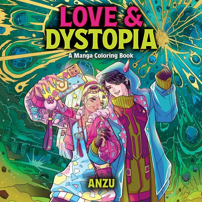 Cover: 9781684621019 | Love &amp; Dystopia | A Manga Coloring Book | Anzu Anzu | Taschenbuch