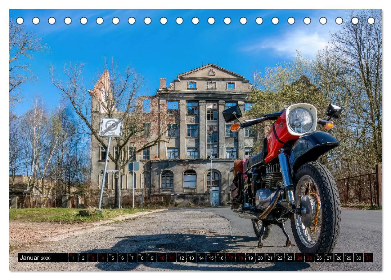 Bild: 9783457331019 | Meine MZ ES 250/2 unterwegs in Chemnitz (Tischkalender 2026 DIN A5...