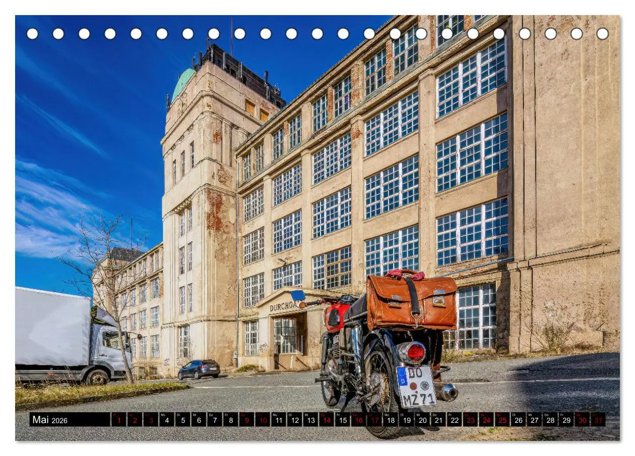 Bild: 9783457331019 | Meine MZ ES 250/2 unterwegs in Chemnitz (Tischkalender 2026 DIN A5...
