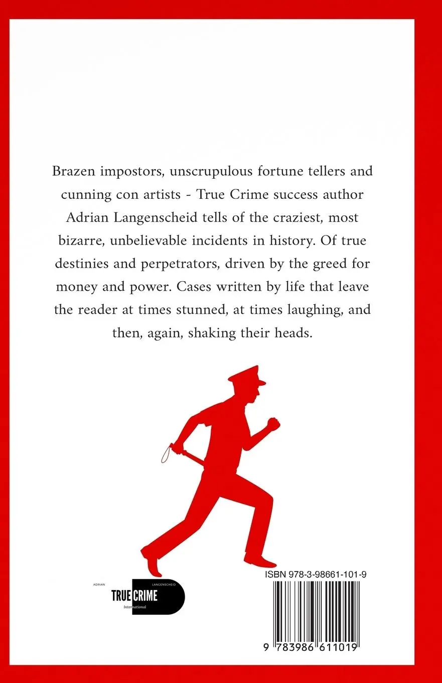 Rückseite: 9783986611019 | Infamous Con Artists and Scammers | Adrian Langenscheid (u. a.) | Buch