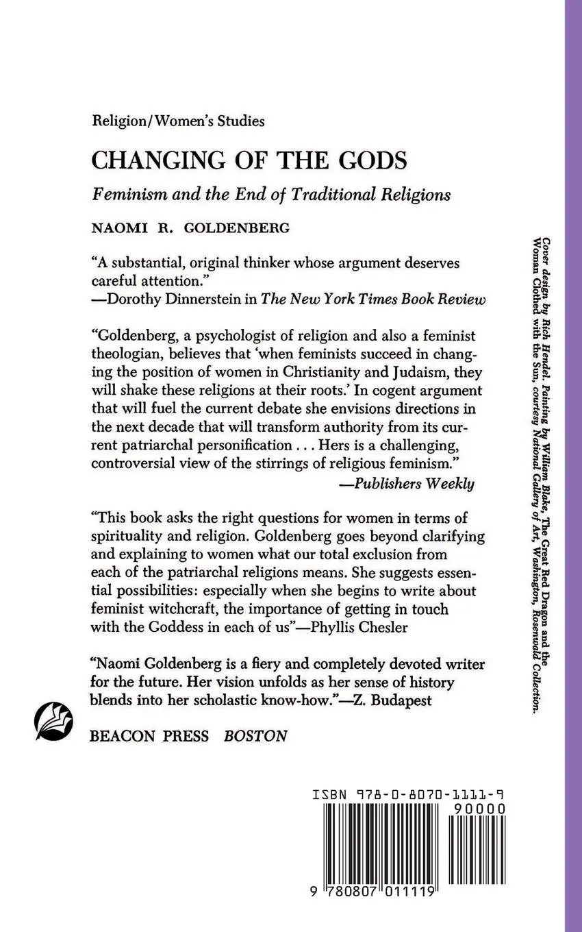 Rückseite: 9780807011119 | Changing of The Gods | Feminism and the End of Traditional Religions
