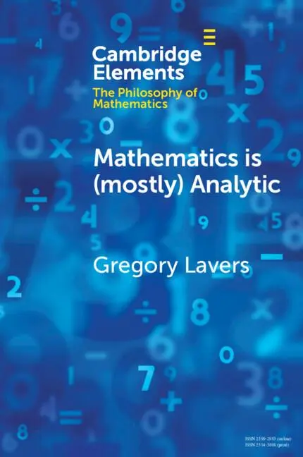Cover: 9781009111119 | Mathematics is (mostly) Analytic | Gregory Lavers | Taschenbuch | 2025