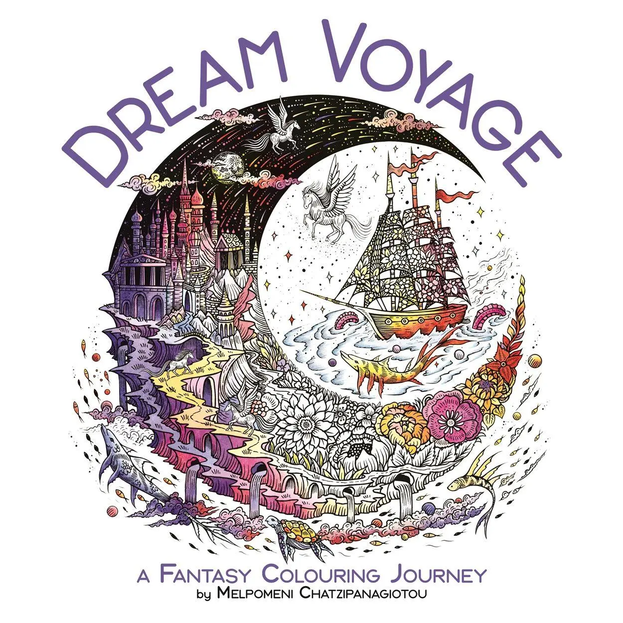 Cover: 9781915751119 | Dream Voyage | A Fantasy Colouring Journey | Chatzipanagiotou | Buch
