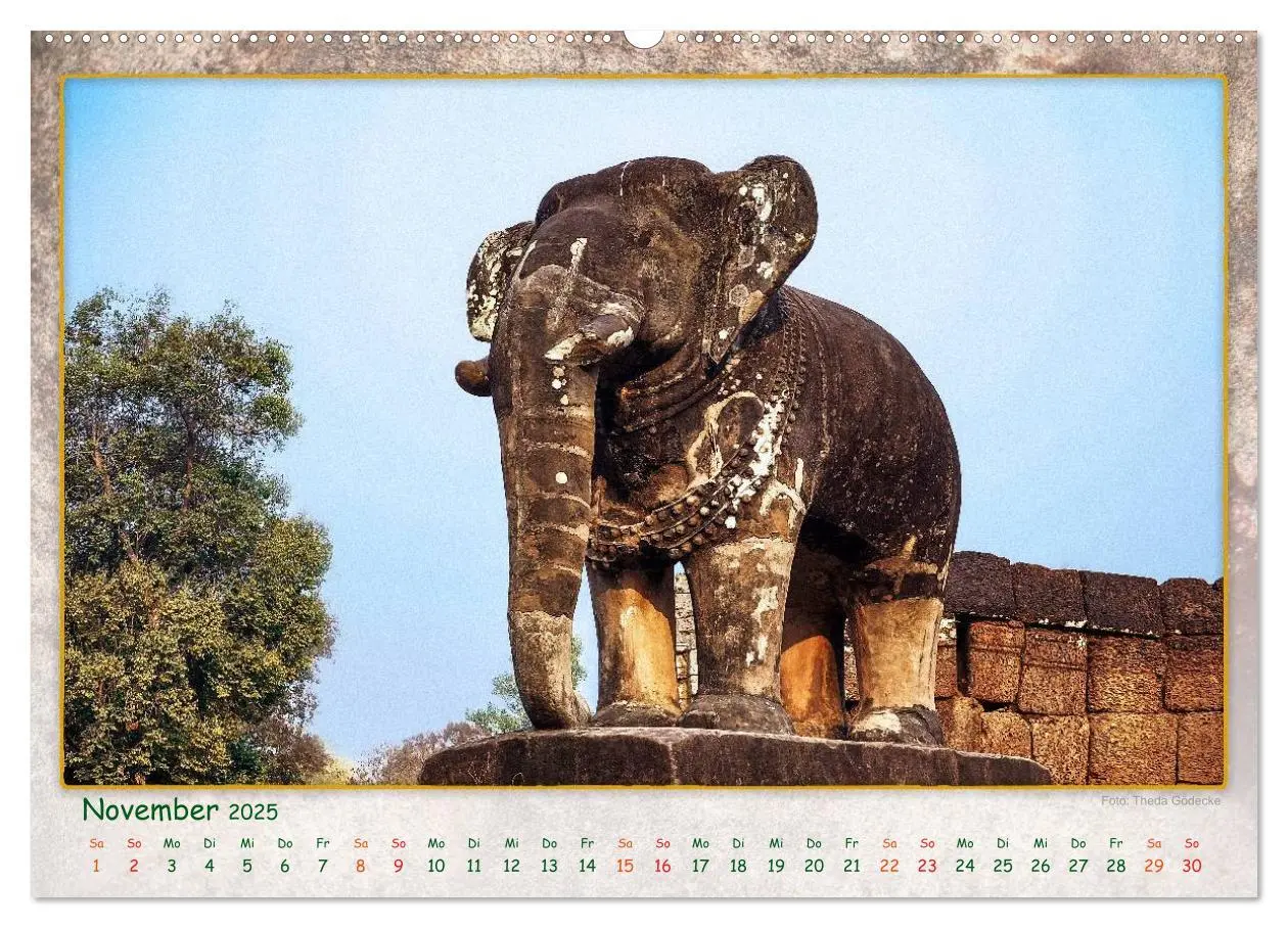 Bild: 9783435471119 | Kambodscha, Angkor Thom, Angkor Wat und Bayon (Wandkalender 2025...