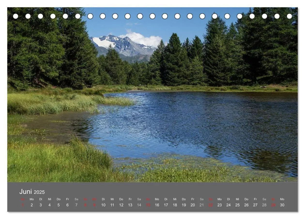 Bild: 9783435611119 | Wallis. Perle der Schweiz (Tischkalender 2025 DIN A5 quer),...