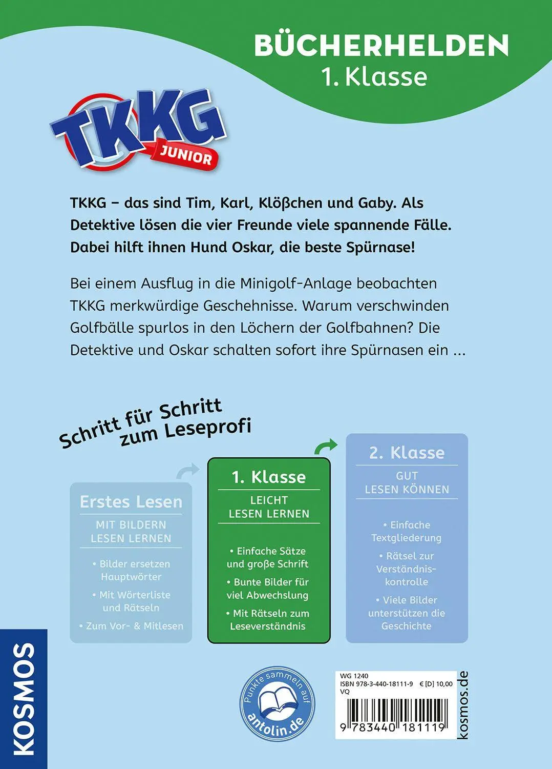Bild: 9783440181119 | TKKG Junior, Bücherhelden 1. Klasse, Die Minigolf-Mission | Vogel