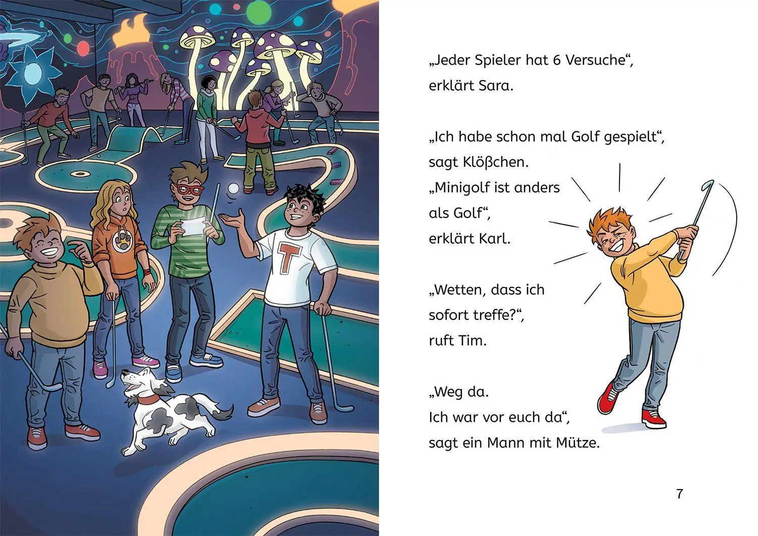 Bild: 9783440181119 | TKKG Junior, Bücherhelden 1. Klasse, Die Minigolf-Mission | Vogel