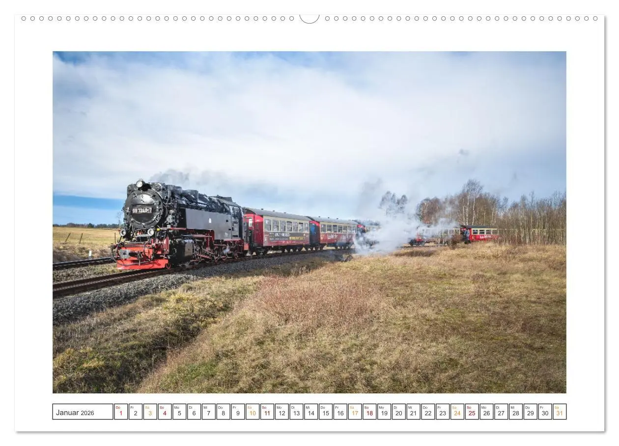 Bild: 9783457491119 | Museumsbahnen auf Tour (hochwertiger Premium Wandkalender 2026 DIN...