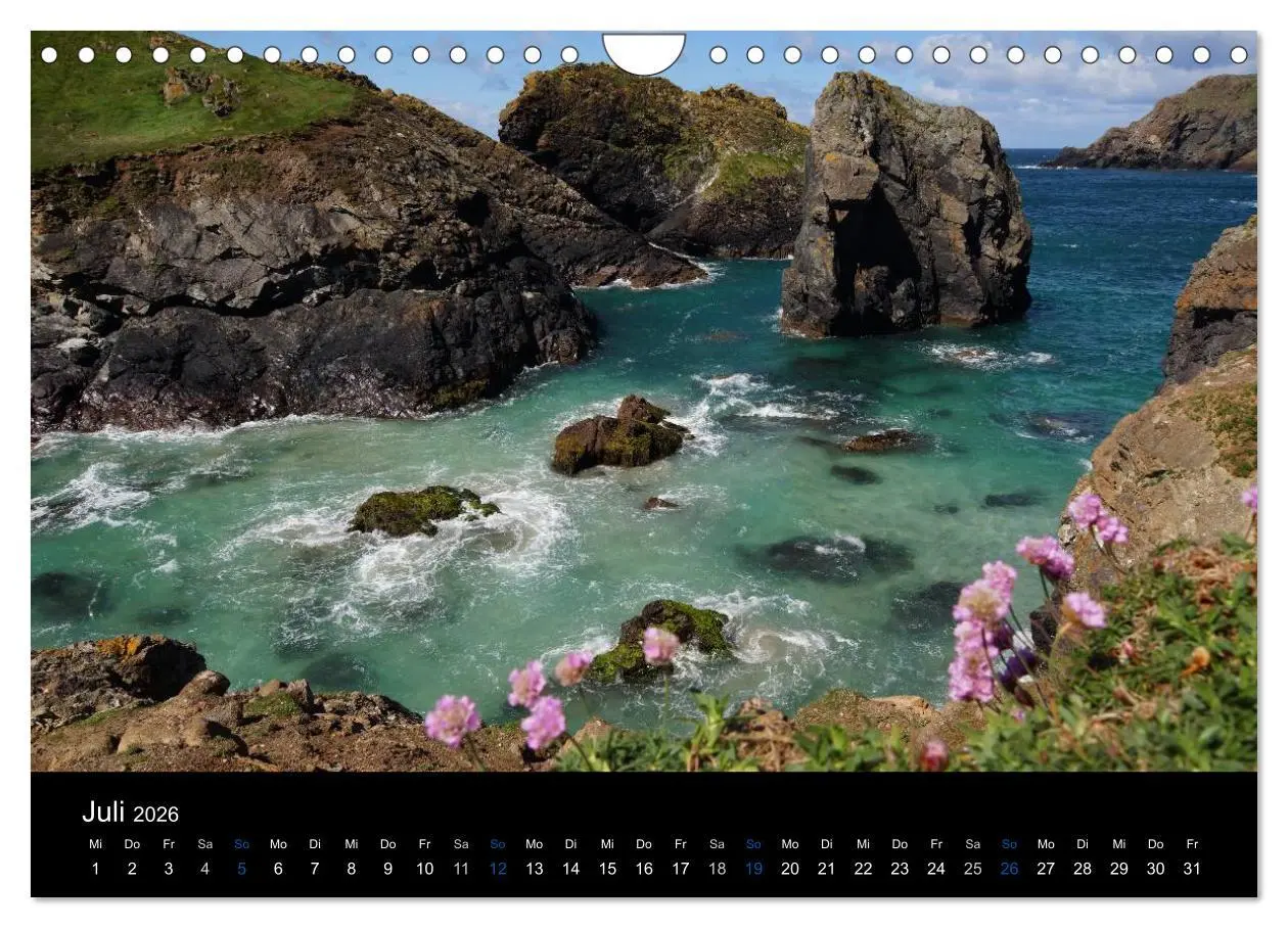 Bild: 9783516101119 | Anblicke und Ausblicke in Cornwall (Wandkalender 2026 DIN A4 quer),...
