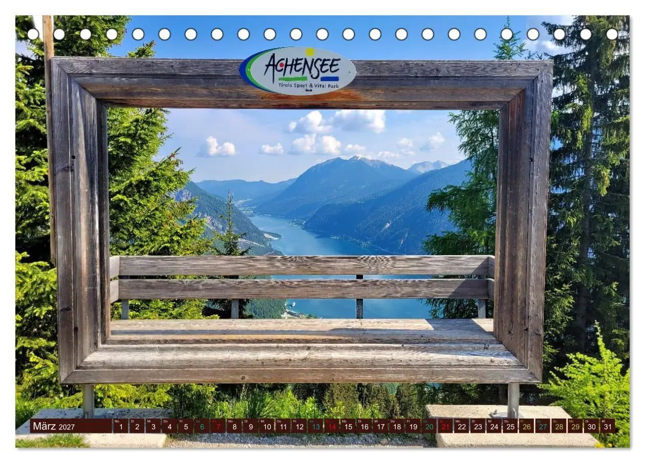 Bild: 9783594251119 | Bergseejuwel ACHENSEE - Tirol (Tischkalender 2027 DIN A5 quer),...