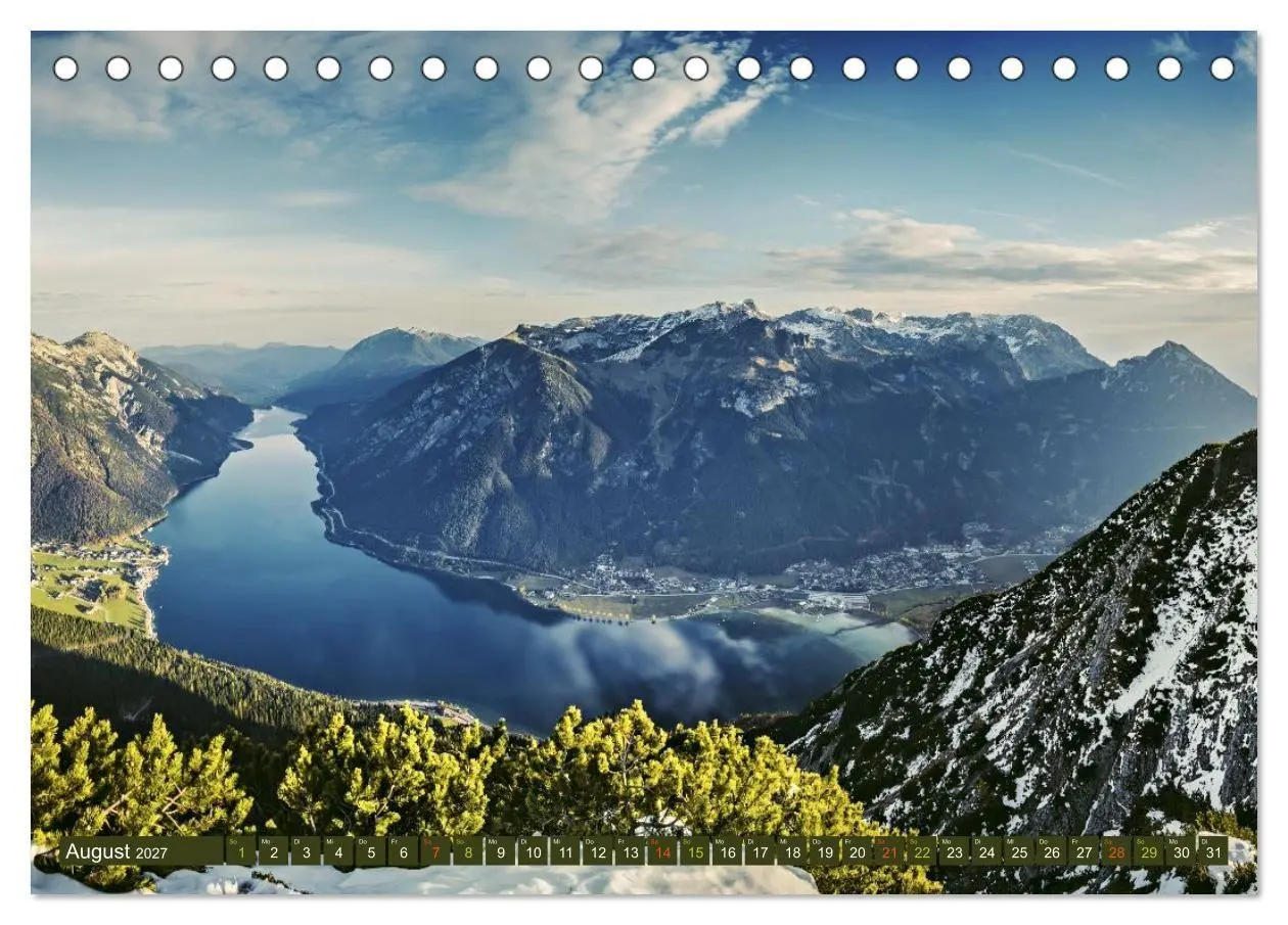 Bild: 9783594251119 | Bergseejuwel ACHENSEE - Tirol (Tischkalender 2027 DIN A5 quer),...